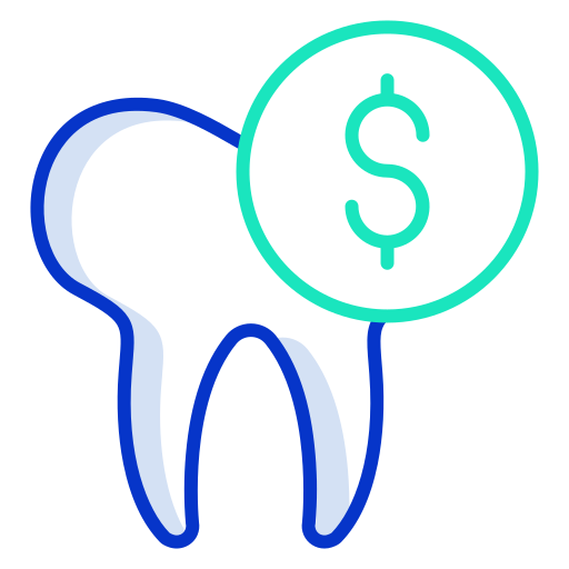 Illustration representing dental treatment pricing